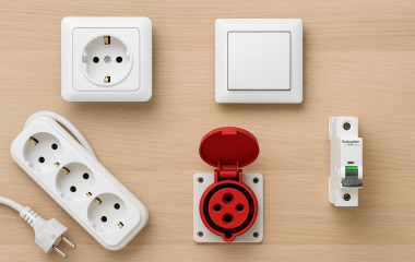 Електроустановчі вироби: розетки, вимикачі, автомати