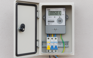 Лічильник електроенергії з установкою та пломбою