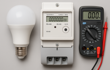 Електротовари, LED-лампи, лічильники, вимірювальні прилади
