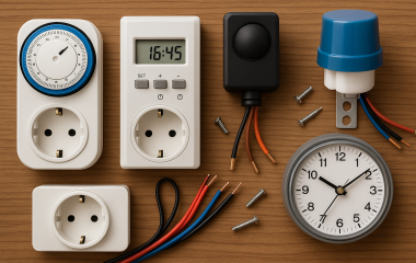 Таймери, фотореле та астротаймери: автоматизація садового освітлення