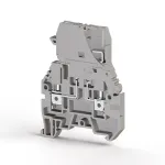 Клема Klemsan ASK 3 MLD 24V AC під запобіжник 4 мм сіра