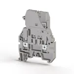 Клема Klemsan ASK 3 MLD 24V DC під запобіжник 4 мм сіра