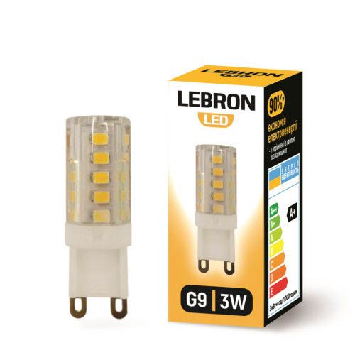 Лампа світлодіодна L- 3Вт 4500K G9, Lebron
