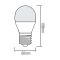 Лампа А60 SMD LED 8W 6400K E27 850Lm PREMIER-8, Horoz