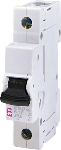 Автоматичний вимикач ETIMAT S4 10A 1P B 4,5kA, ETI