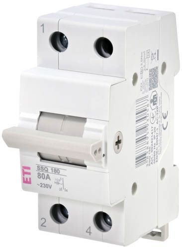 Перемикач навантаження SSQ 180 I-0-II 80A 1p, ETI