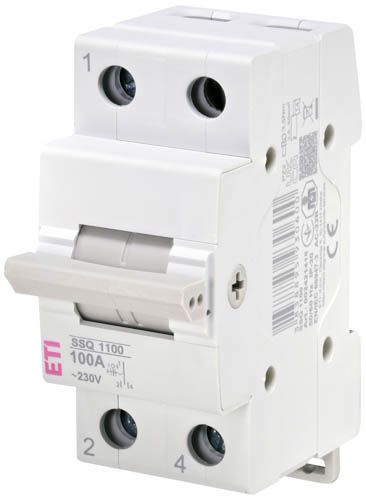 Перемикач навантаження SSQ 1100 I-0-II 100A 1p, ETI