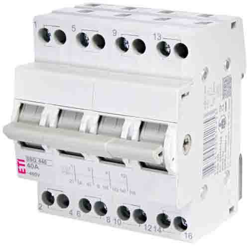 Перемикач навантаження SSQ 440 I-0-II 40A 4p, ETI