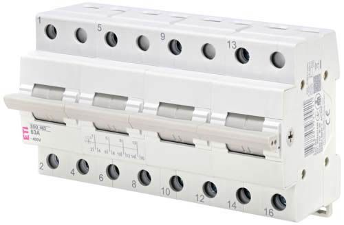 Перемикач навантаження SSQ 463 I-0-II 63A 4p, ETI