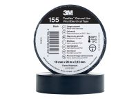 Ізострічка Temflex 155 - 19мм х 20м чорна, 3M™