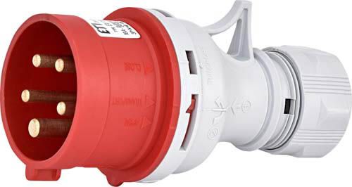 Вилка кабельна EV-1653  IP44 (16A, 400V, 3P+N+PE), ETI 