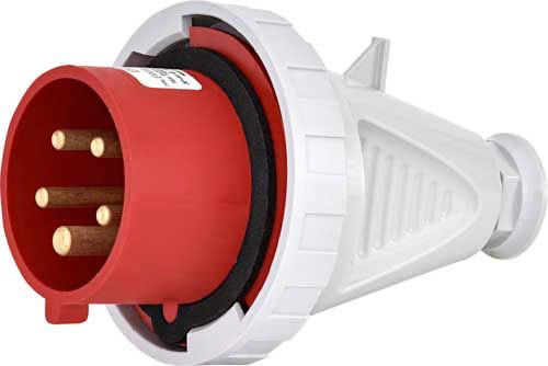 Вилка кабельна EVH-1653  IP67 (16A, 400V, 3P+N+PE), ETI 