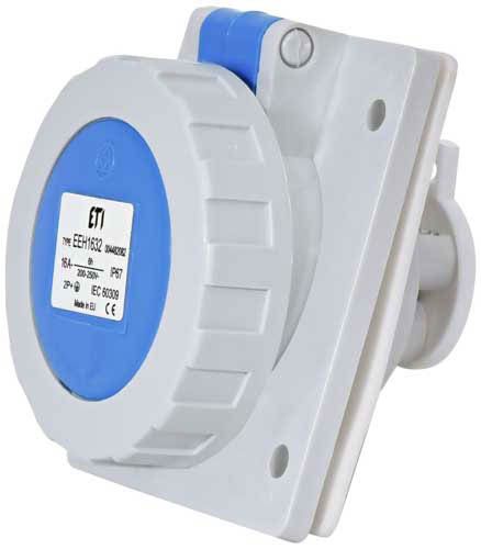 Розетка вбудована EEH-1632  IP67 (16A, 230V, 2P+PE), ETI 