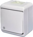 Вимикач перехресний VHE-6 білий IP54, ETI