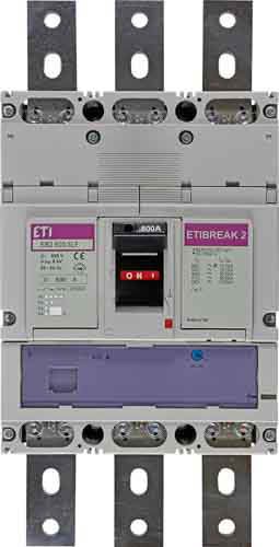 Автоматичний вимикач ETI EB2 800/3LF 630A 3P 36kA
