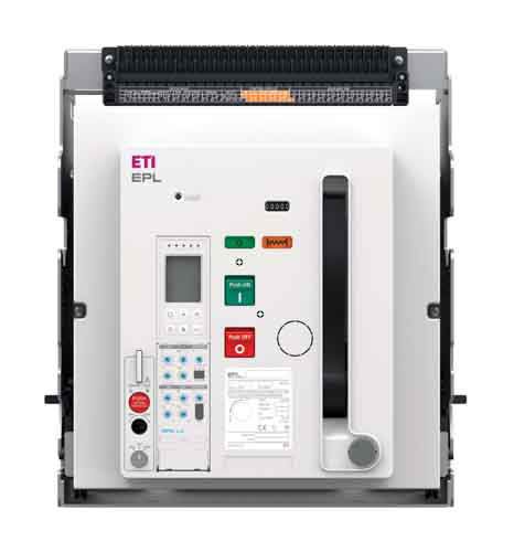 Повітряний автоматичний вимикач викочувальний EPL-32 4H BD/M2C2S2/PR-LP (3200A 4P D/O Frame "B" 85kA) ETI