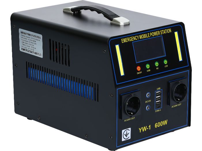 Зарядна станція 600Вт / 900Вт*год, чиста синусоїда, Power Station