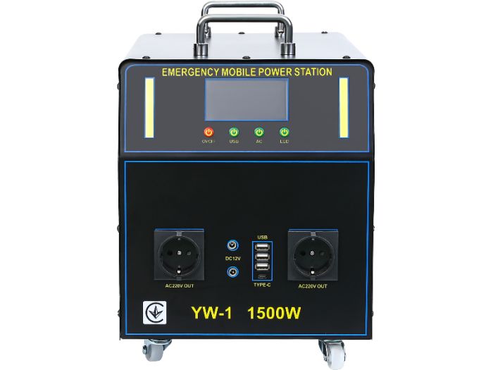 Зарядна станція 1500Вт /2000Вт*год, чиста синусоїда, Power Station