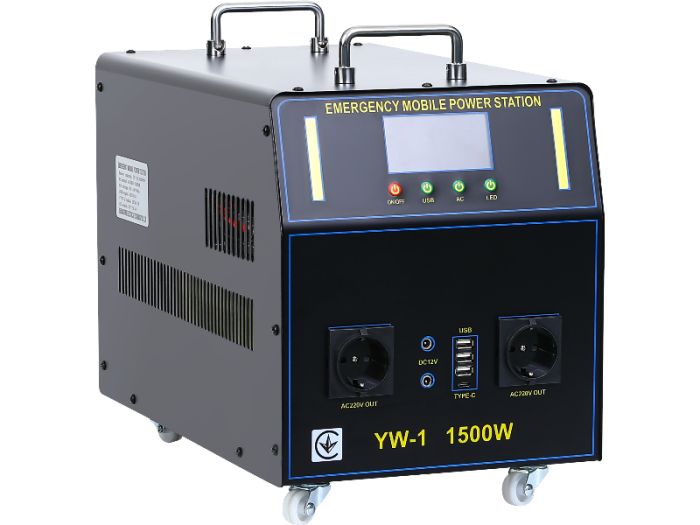 Зарядна станція 1500Вт /2000Вт*год, чиста синусоїда, Power Station