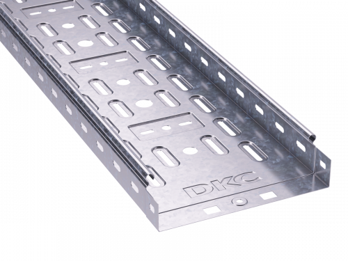 Короб/лоток перфорований 200х50 гарячого цинкування, метод Сендзіміра, довжина 3000 мм