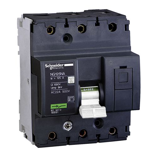 Автоматичний вимикач Schneider Electric NG125NA 3П 100A