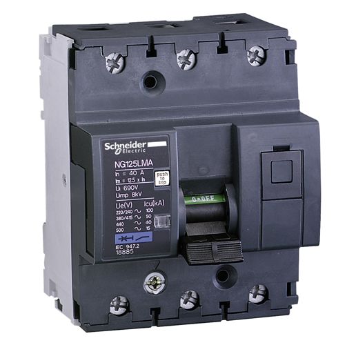 Автоматичний вимикач Schneider Electric NG125L 3П 16A MA