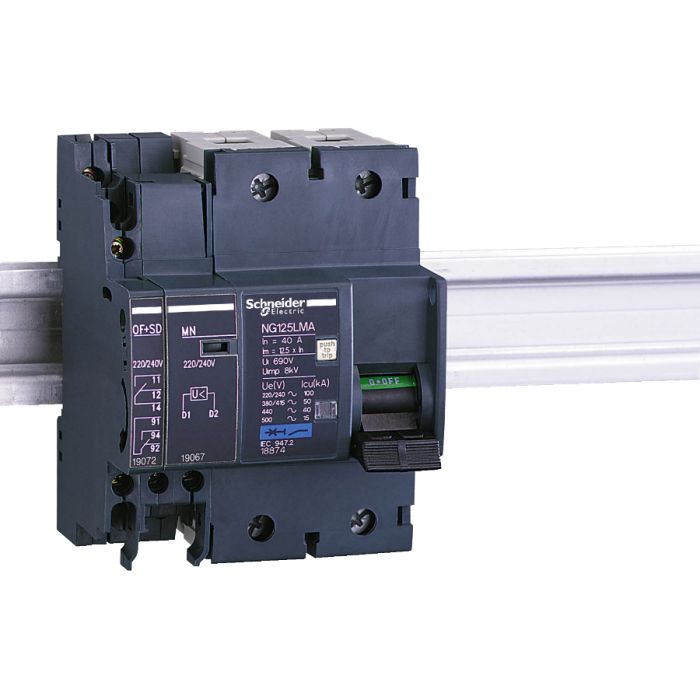 Допоміжний контакт OF+SD для NG125, Schneider Electric
