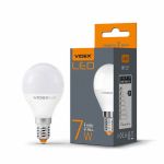 Лампа світлодіодна G45e 7Вт E14 4100К, Videx