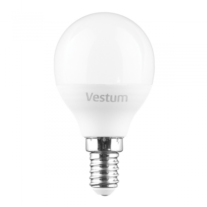 Лампа світлодіодна LED Vestum G45 8W 4100K 220V E14