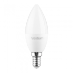 Лампа світлодіодна LED Vestum C37 8W 4100K 220V E14