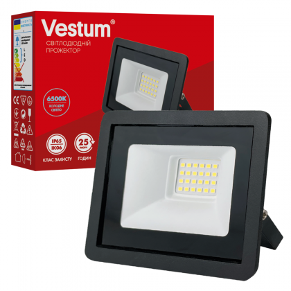 Прожектор LED Vestum 20W 1 600Лм 6500K 185-265V IP65