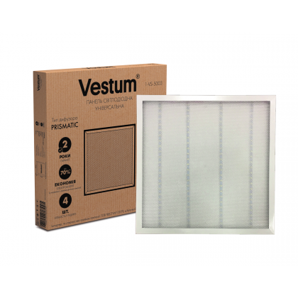 Панель світлодіодна LED Vestum PRISMA 36W 600x600 6500K 220V