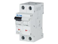 Автоматичний вимикач HL C6/1N 2p С 6А 6кА, Eaton