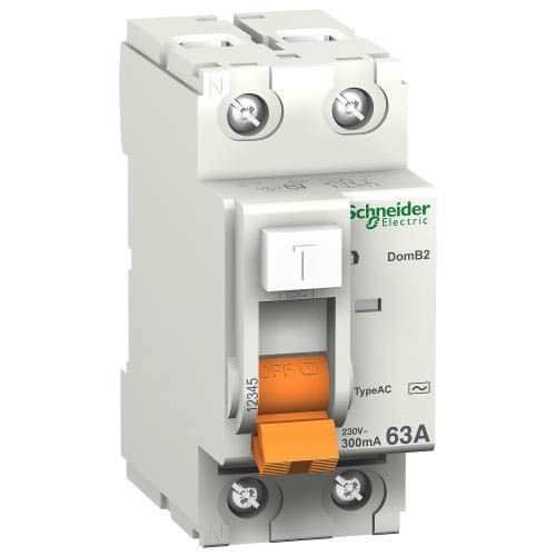 Диференційний вимикач (ПЗВ) ВД63, 2P 40А 30мА, Schneider Electric