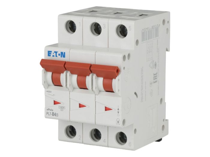 Автоматичний вимикач FAZ-B4/3-RT 3p B 4А 10кА, Eaton