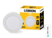 Світильник світлодіодний L-PRS-2465 24Вт накладний 6500K з блоком живлення, Lebron