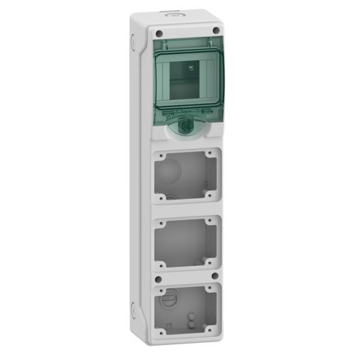 Щит Mureva 4 модулі 3 отвори IP65