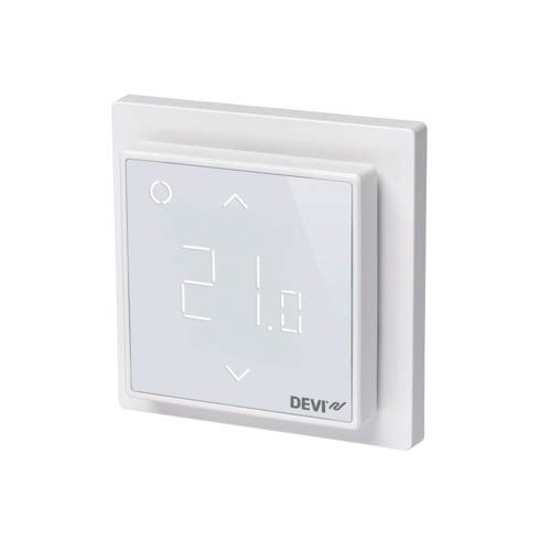 Терморегулятор Devi Devireg Smart +5...45 176C електронний Wi-Fi вбудований дротовий датчик 16A 230В білий