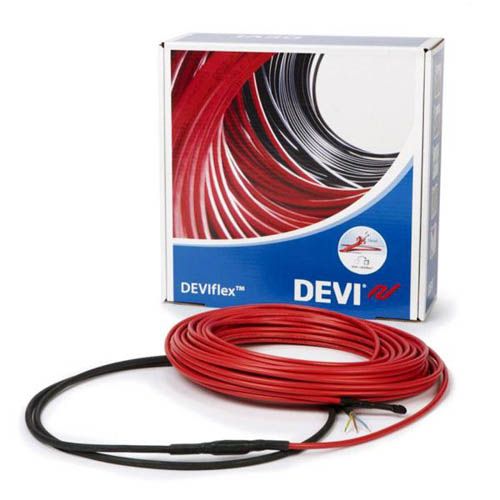 Кабель нагрівальний Devi Deviflex 10T двожильний для систем опалення 12м кв. 160м 1575Вт 230В