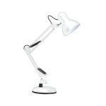 Лампа настільна телескопічна L-TL-Tel E27 40Вт біла E27, Lebron