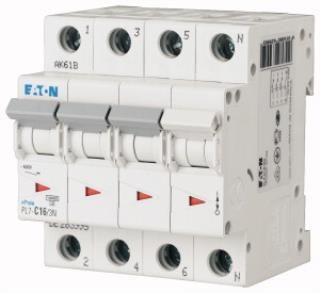 Автоматичний вимикач PL7-D4/3N 4p D 4А 10кА, Eaton