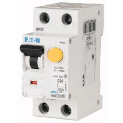 Диференційний автоматичний вимикач FRBMM-C16/1N/001 2р С 10кА AC, Eaton