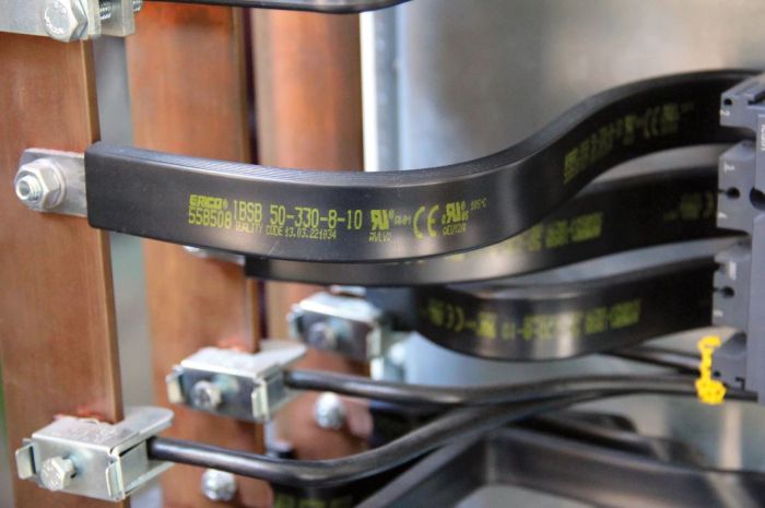 Шина мідна плетена в ізоляції луджена nVent Eriflex IBS 185-530-10