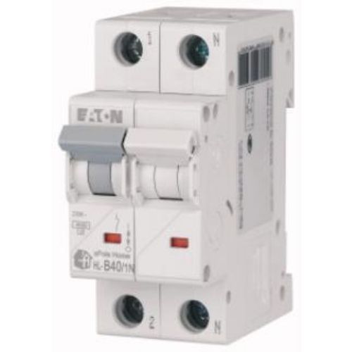 Автоматичний вимикач HL-B40/1N 2p B 40А 4,5кА, Eaton