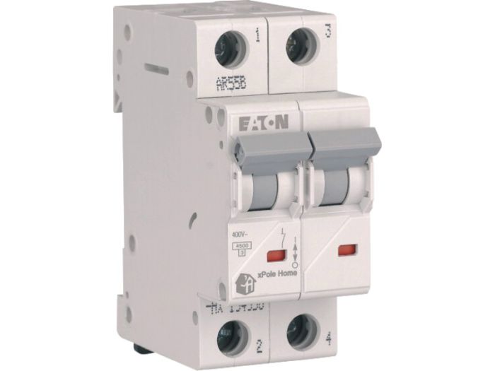 Автоматичний вимикач HL C16/2 2p С 16А 4,5кА, Eaton