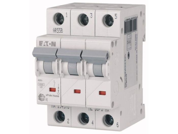 Автоматичний вимикач HL C20/3 3p С 20А 4,5кА, Eaton