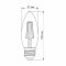 Лампа світлодіодна Filament C37F 4Вт E27 4100К, Videx