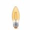 Лампа світлодіодна Filament C37FA 4Вт E27 2200К бронза, Videx