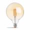 Лампа світлодіодна Filament G125FAD 7Вт E27 2200К дімерна бронза, Videx