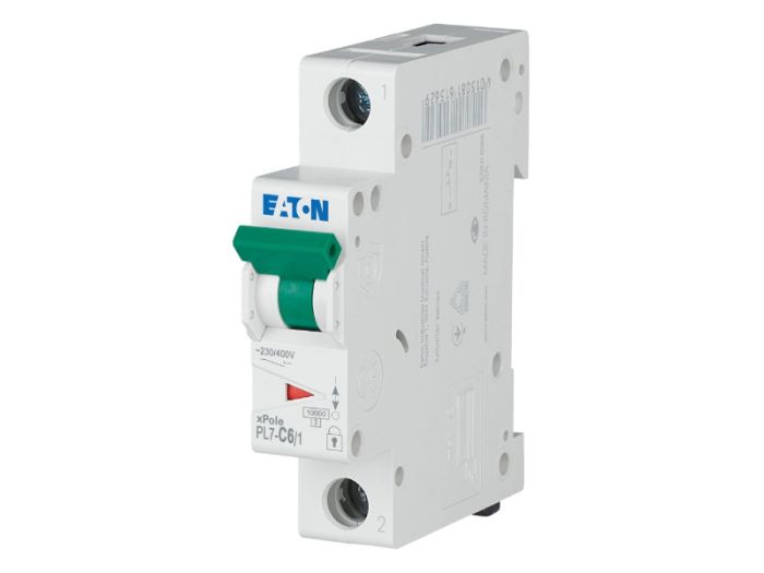 Автоматичний вимикач HL C6/1 1p С 6А 10кА, Eaton